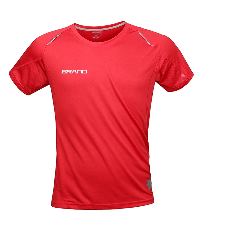 Wholesale fabric Summer Short Sleeve Gym wear Men Custom Printing Logo dryfit t-shirts sublimation used sports from usa