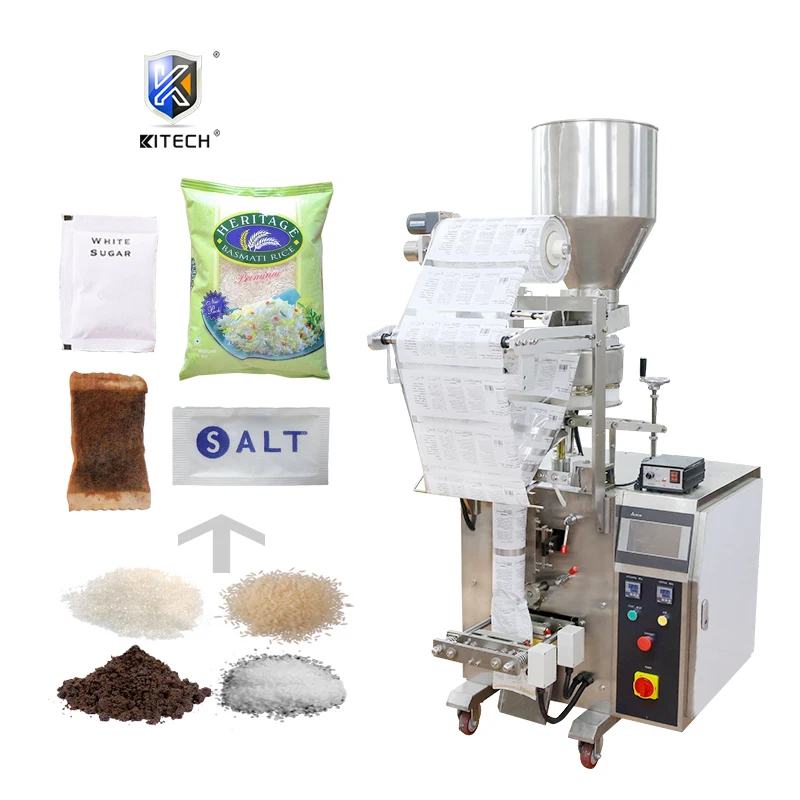 Automatic Food Packaging Machine for Salt/Rice/Beans/Seeds/Spices/Sugar Sticks