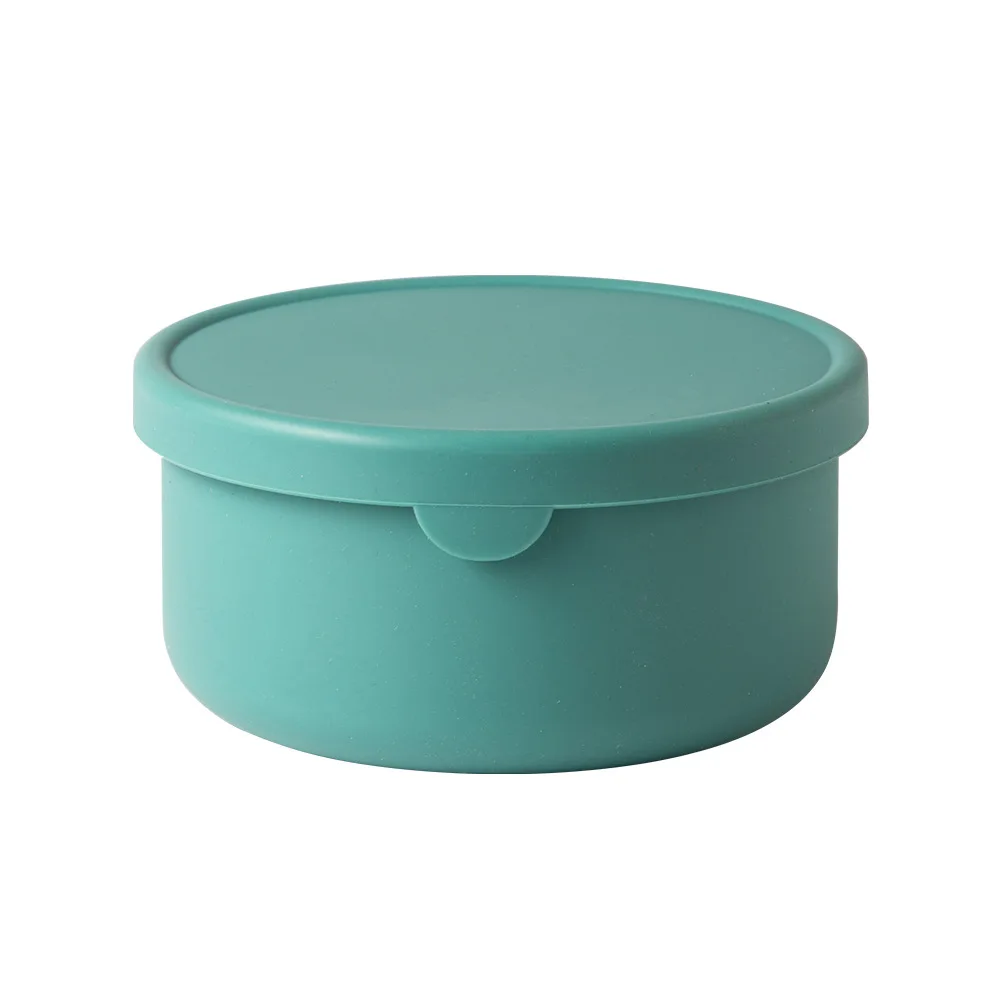Hot Sale Kitchen Portable Lunch Box Sealed Storage Food Storage Box Silicone Heated Storage Containers With Scale