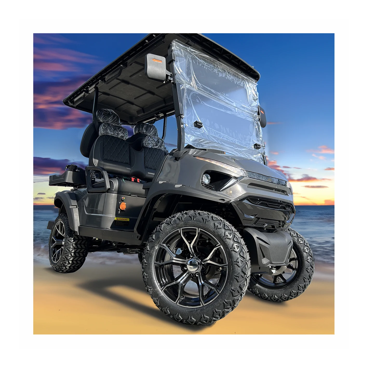 Customized Luxury Styles 6 Seats Mini Rider Golf Cart Street Legal Vehicle