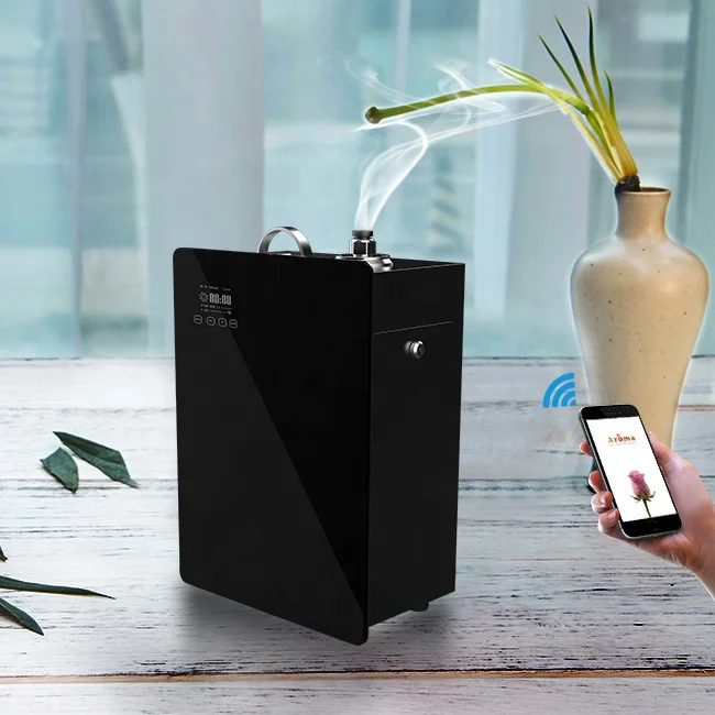 Ароматический диффузор большого пространства 5000cbm с Wi-Fi управлением hvac connect черный аромадиффузор