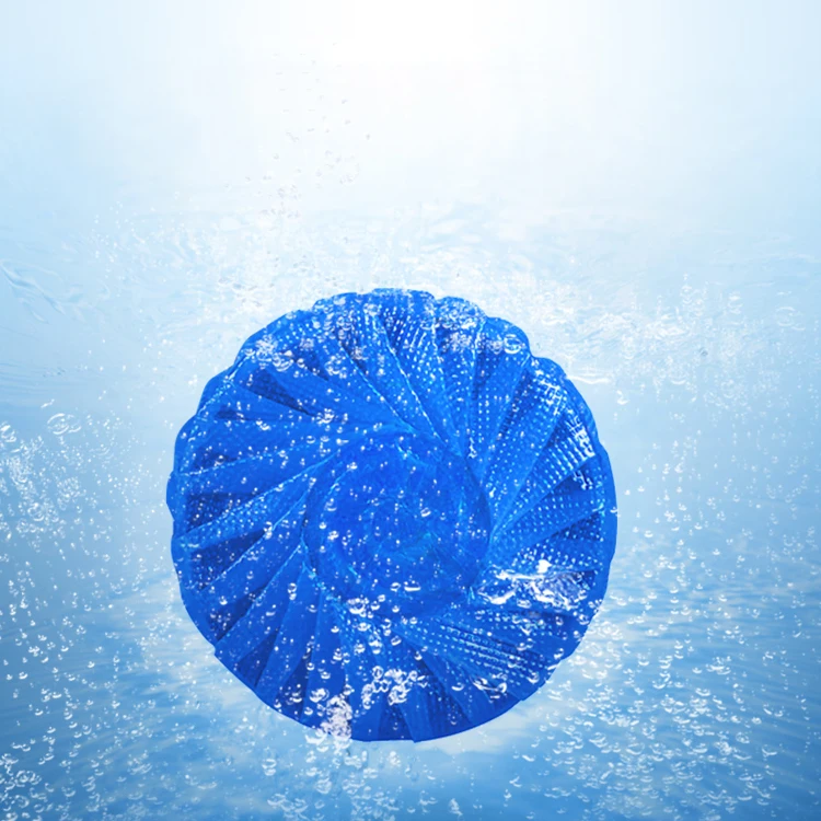 Flush toilet cleaner bleach block wholesale blue solid concentration toilet tablet cleaner vendor