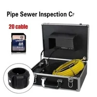 Mini dual camera for pipe/tunnel/cave inspection detector