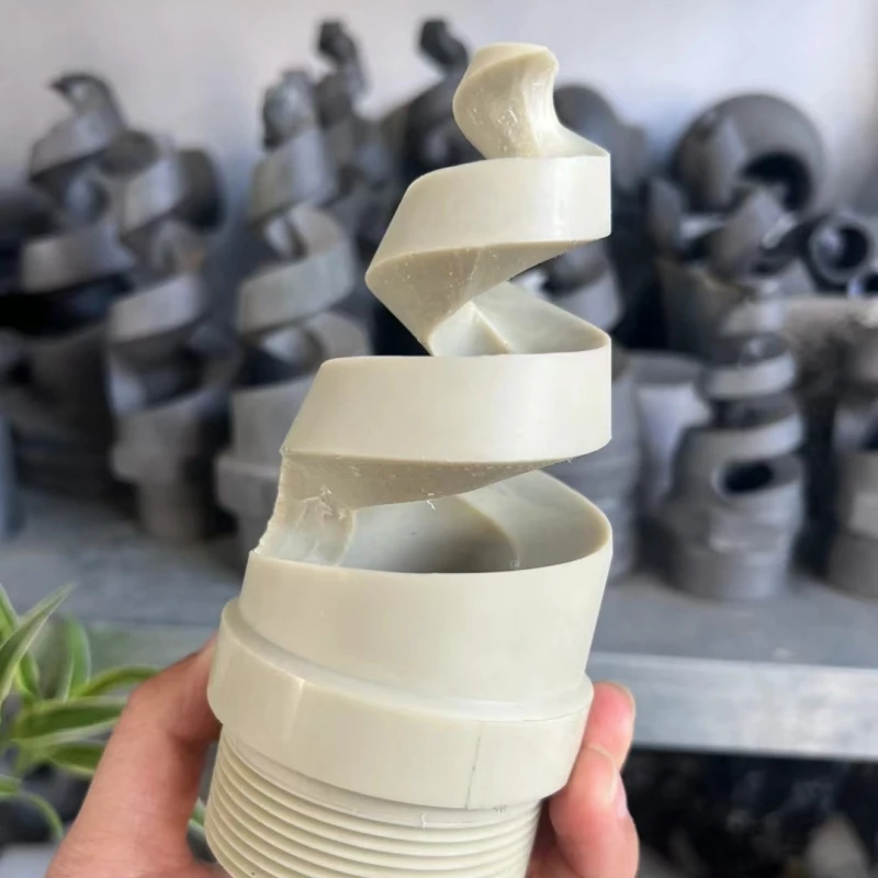 metal foundry ceramic nozzle Silicon carbide Silicon Carbide Spiral Nozzles for Desulfurization Equipment Power plant