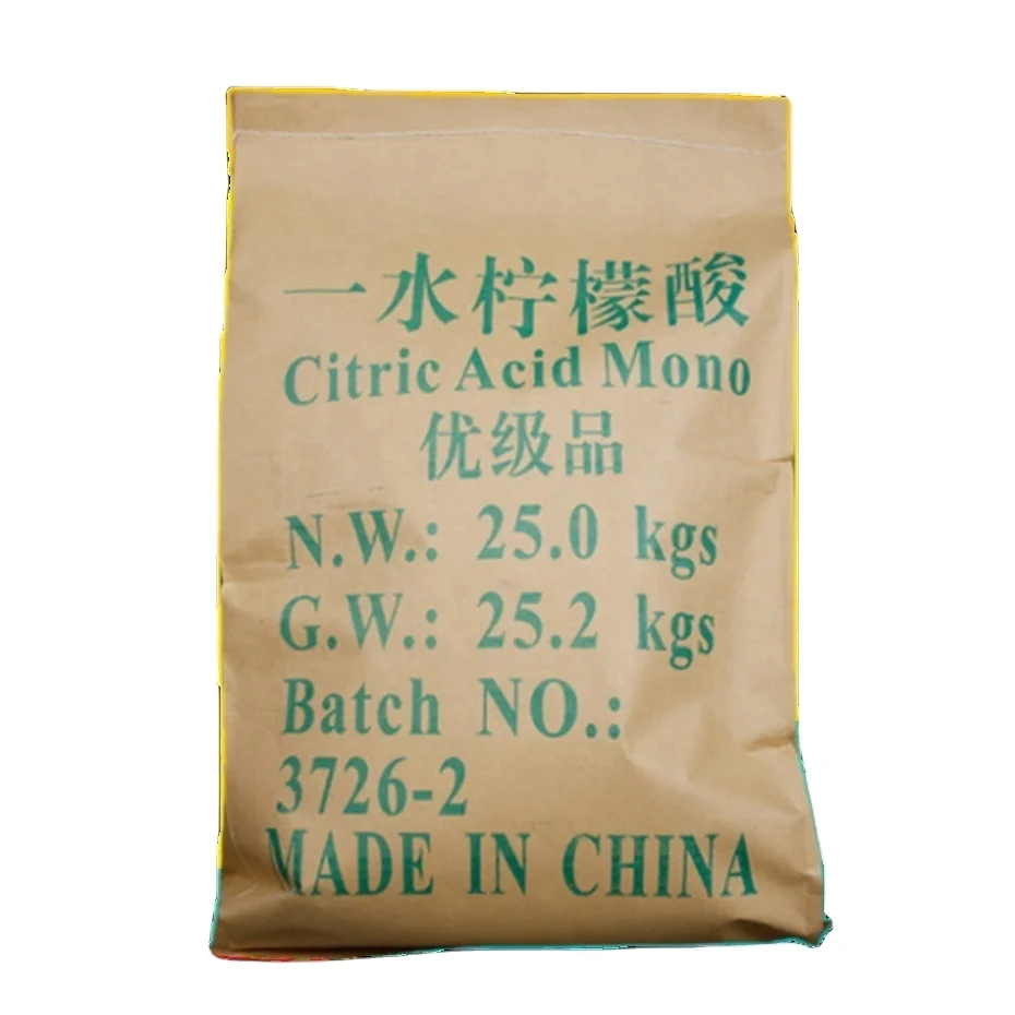China Manufacturers Supply Food Grade Anhydrous Citric Acid Powder 77-92-9