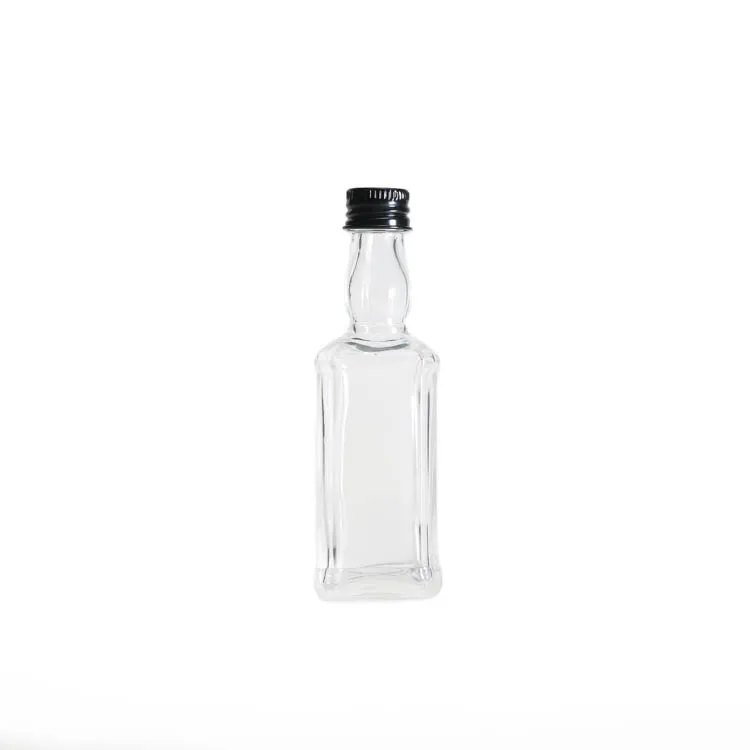 Wholesale Jack Daniels 50Ml Spirits Vodka Gin Liquor Glass Bottle With Cork Or Screw Cap For Sale