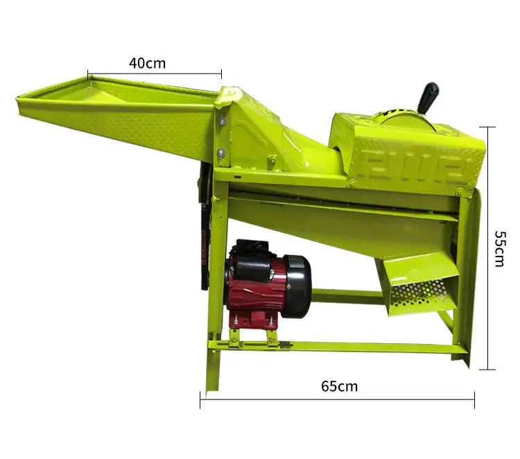Hot Pure copper motor with a cleaning rate of 95%, household thickened material, fully automatic small corn thresher