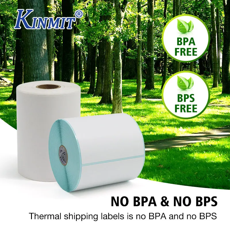 New Style 102.4x152.4mm Desktop Printer Thermal Label For Shipping Labels