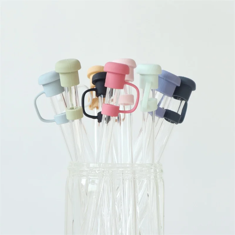 Belochhy Tumbler With Straw New Silicone Custom Straw Topper Charm Cover For Tumbers Wholesale Cute Set Attachment Straw Topper