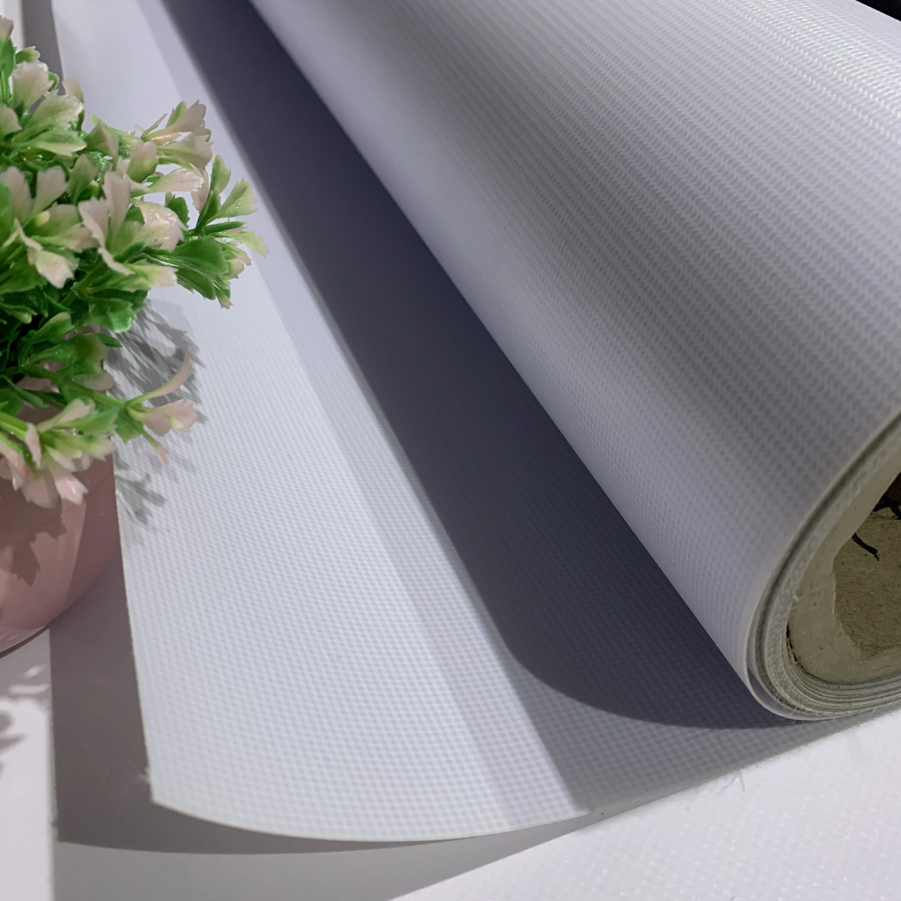 Digital Printing Bright printing colors Flex Banner Roll White 240gsm-680gsm Outdoor Advertising inkjet printing