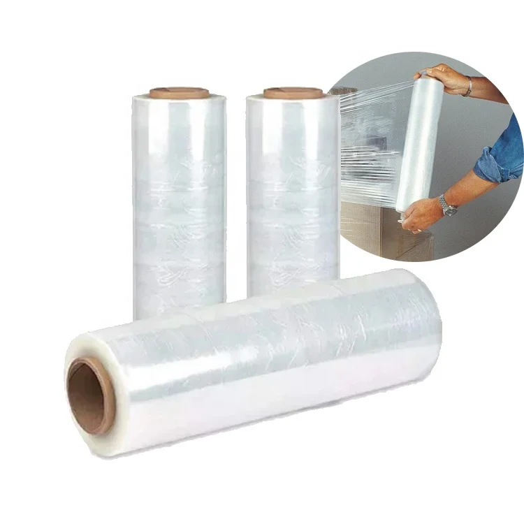 Pallet Wrap Plastic Polyethylene 85ga Industrial Pallet packing stretch film jumbo roll 50kg