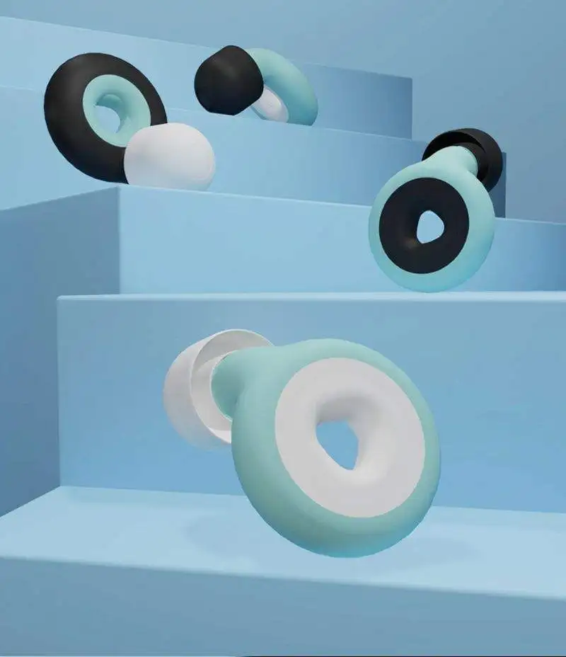 Adjustable Safety Hearing Protection Sound Proof Silicone Sleeping Ear Plugs with Plastic Case