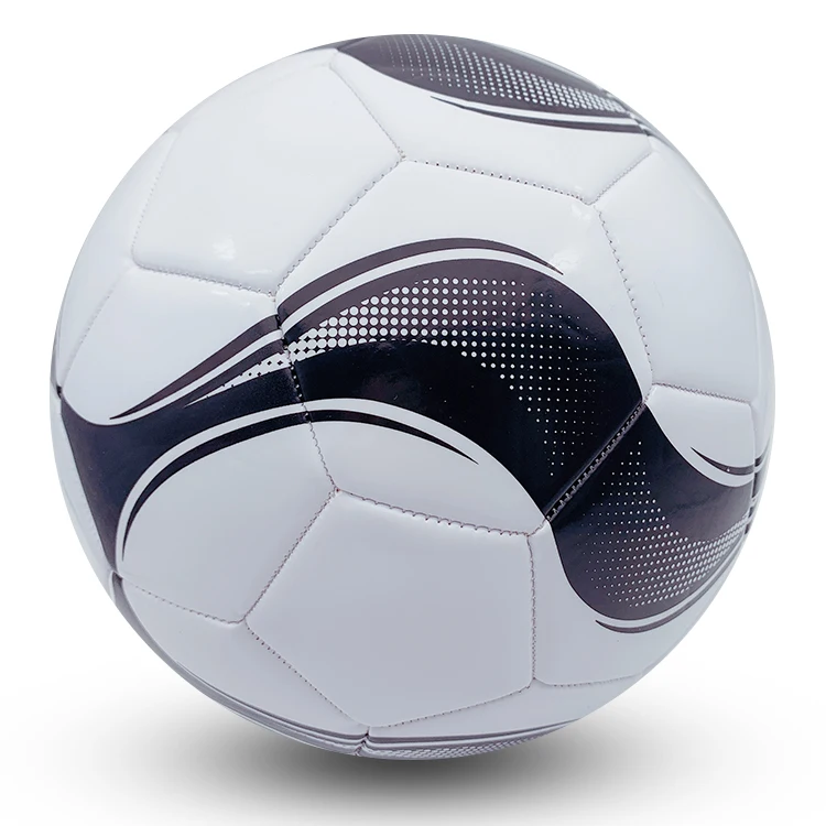 machine stitching PVC leather lite weight football balls size 5 soccer ball
