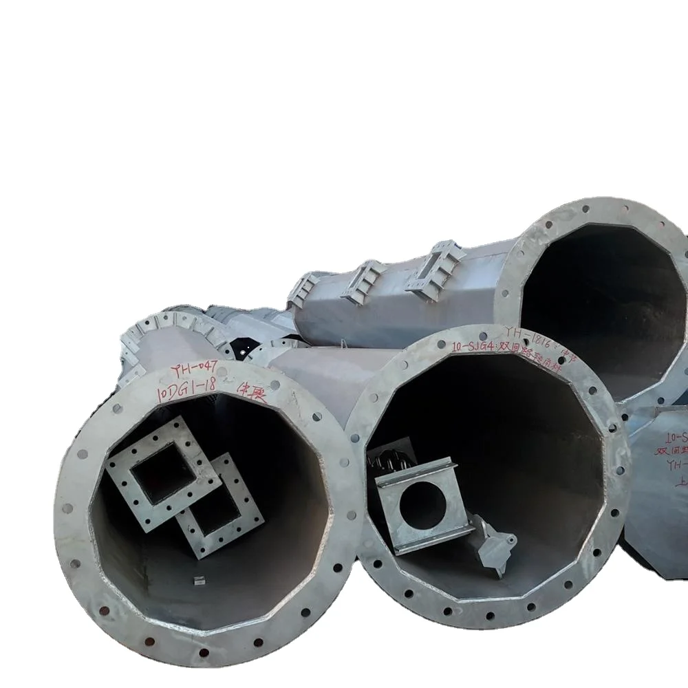 polygonal sports center 30m telescopic camera mast pole with winch