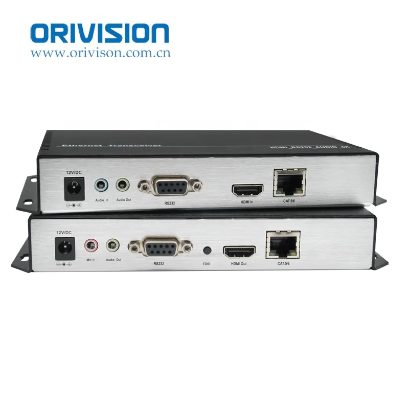 396ft 120m HDMI EDID RS232 Transmitter 4K 30HZ HDMI Extender Over CAT5