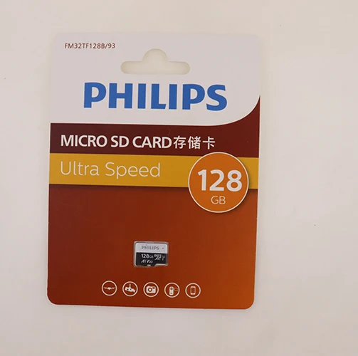 Original Philips Branded Real Capacity High Speed TF 4GB 8GB 16GB 32GB 64GB 128GB 256GB 512GB Memory Card Camera Micro S D