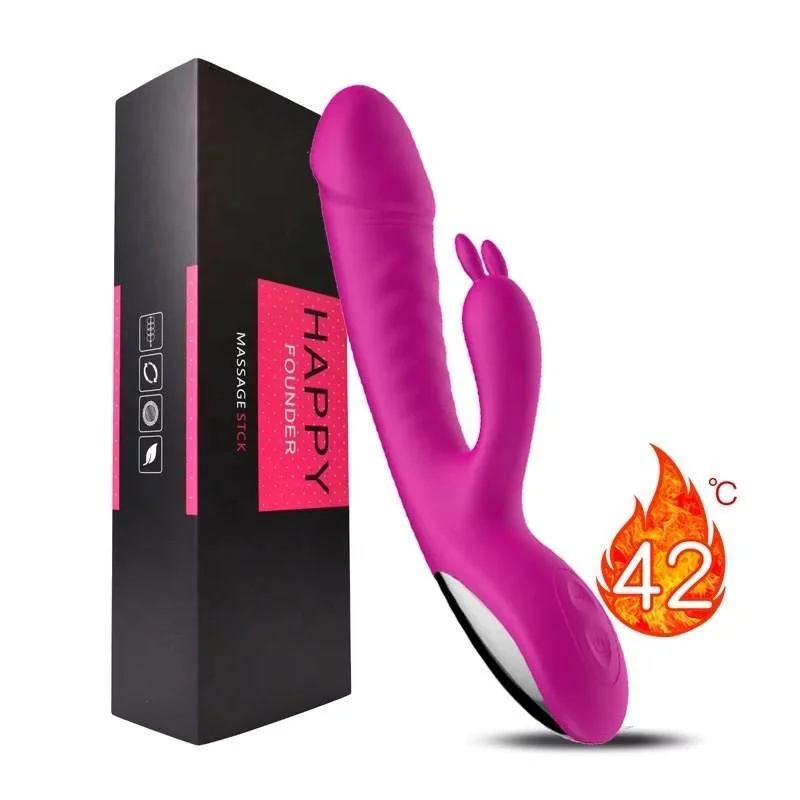 Vibrating Sex Toys Silicone Girls G Spot Vagina Pussy Rabbit Vibrator Ciltoris Stimulate Dildo Massage