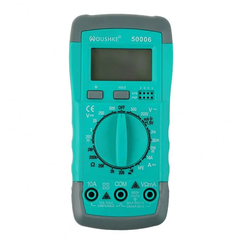 Digital Multimeter Large Screen Smart Electrical AC DC Voltage Meter Auto Identification Manual Switching Multimeter