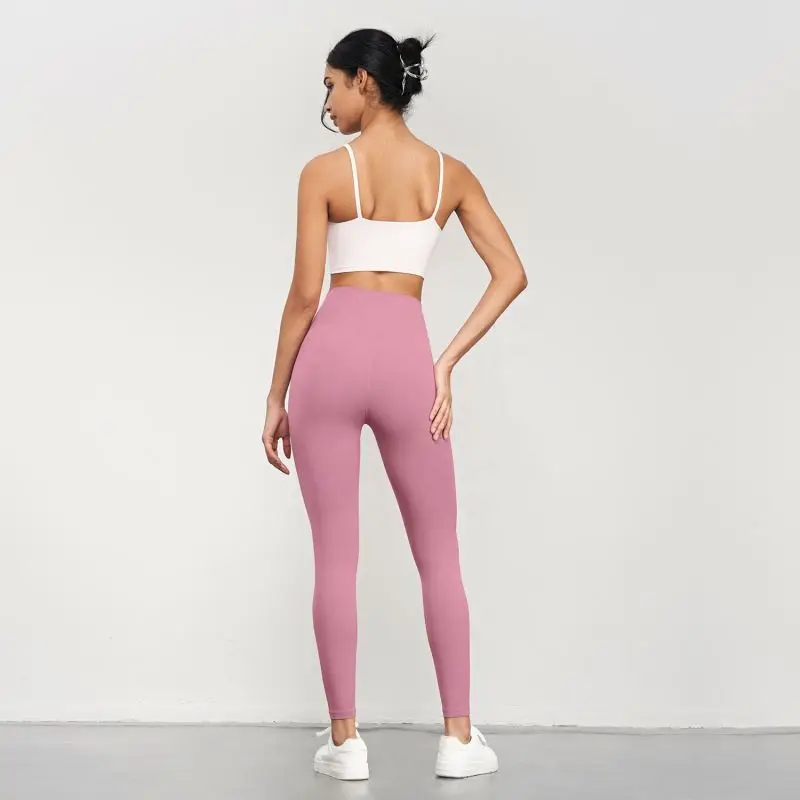fitness buttery soft leggings Women nylon polyester quality gym Nude Felling Yoga Leggings Recyclable Gym Sports Pants