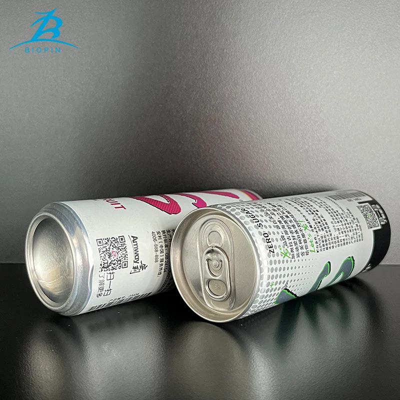 BIOPIN EOE beverage cans 250ml slim can aluminium soda cans