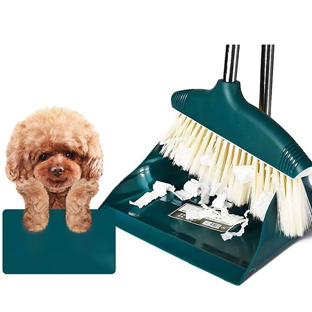 
High quality dust free broom parts of the broom with steel broom handle 