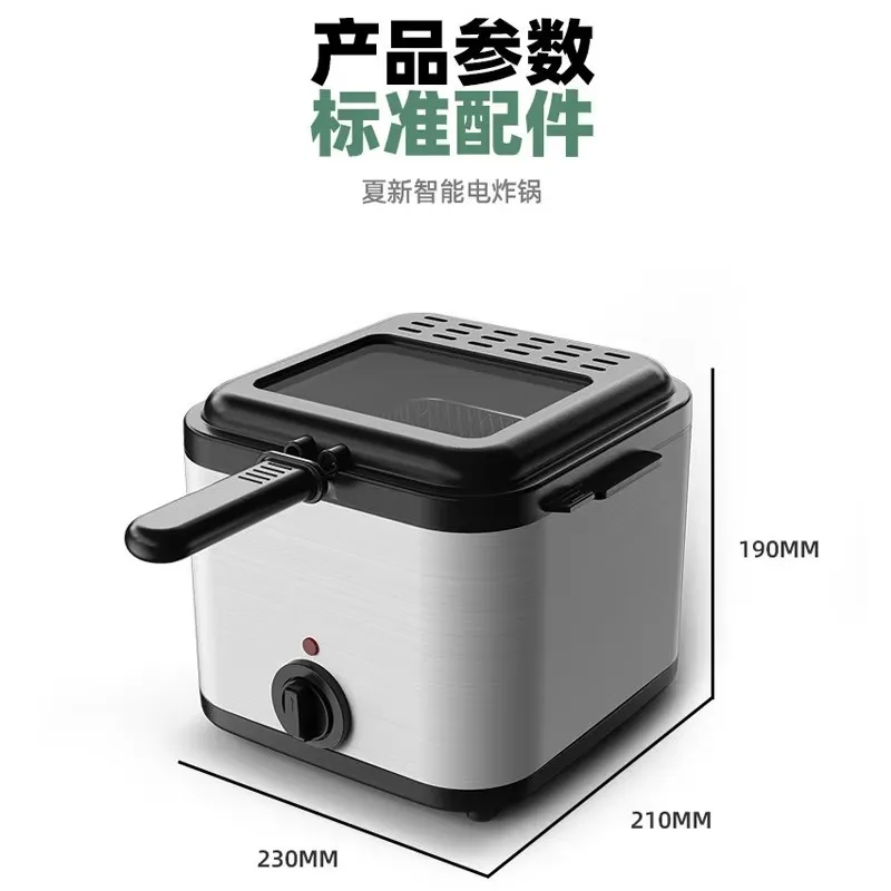 Smart Electric Deep Air Fryer Good Price Digital Without Oil Stainless Steel Basket Shrimp French Fries Convenient New Wholesale