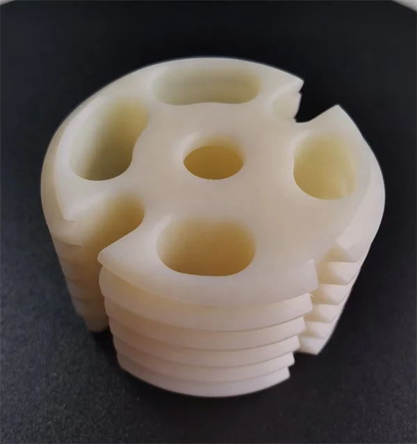 OEM CNC обработка ABS PEEK нейлон Простой Синий обрабатывающие детали