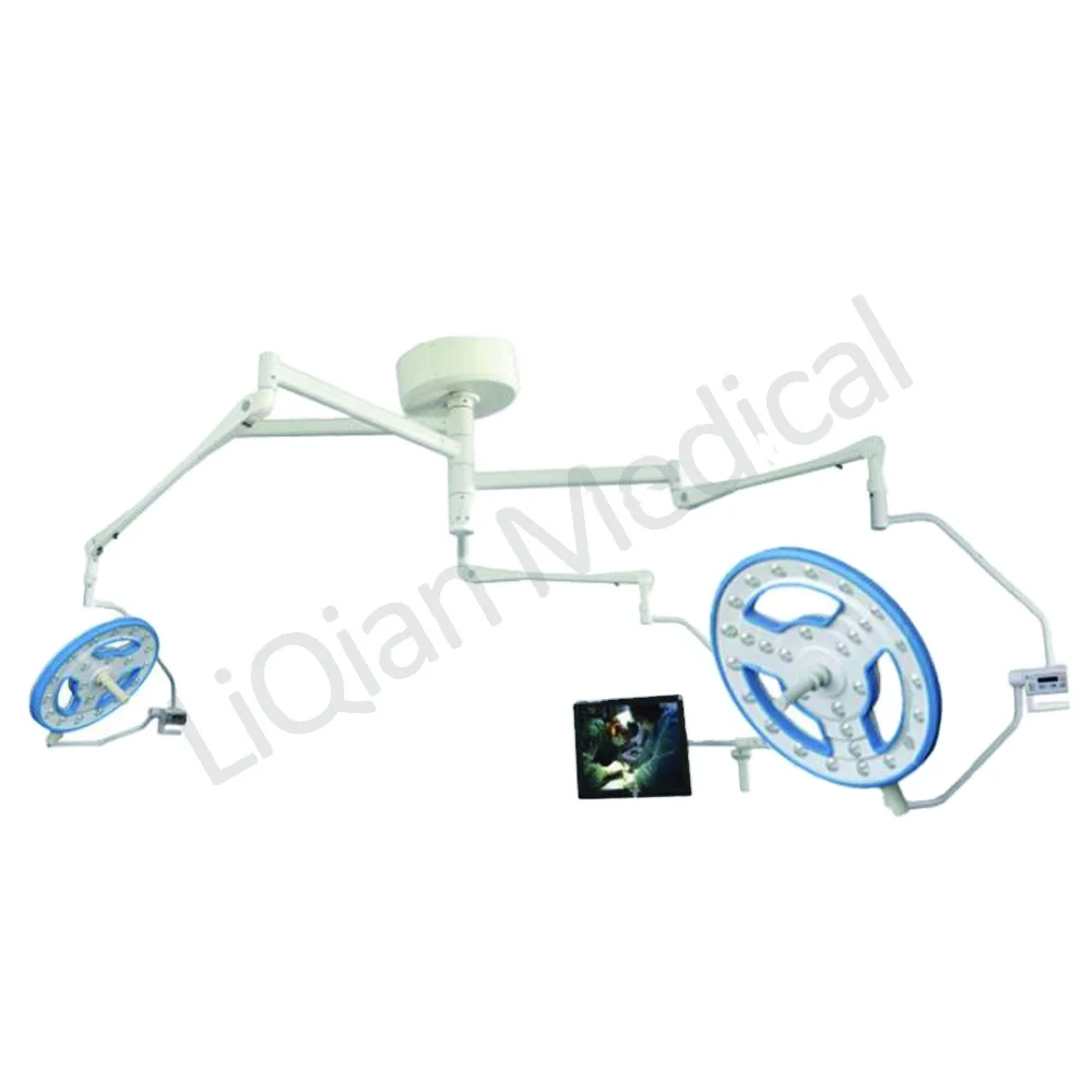 Surgical Light 140000 Lux Shadowless Operating Led Headlight Surgical Ot Lamp With Double Arm