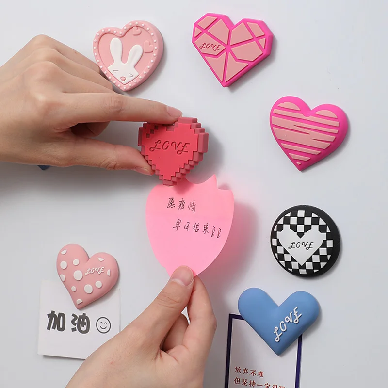 Safe and reliable custom heart shape fridge magnet pvc soft rubber magnet manufacturer rubber fridge magnet