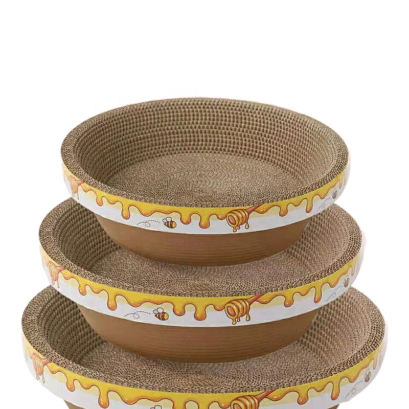 Cat interactive toy eco-corrugated cardboard cat scratching board