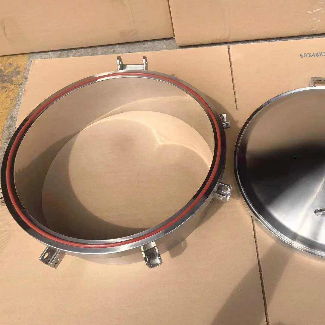 400mm Stainless Steel Circular round pressure Manhole cover
