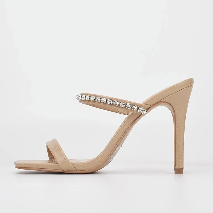 Sexy stiletto high heels for women,square toe shoes heels with link
