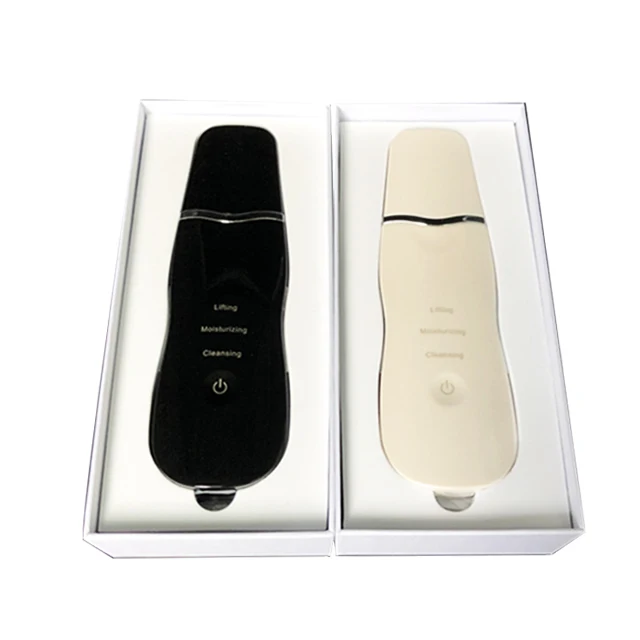 Home use beauty & personal care skin scrubber ultrasonic peeling skin moisture water oil analyze device