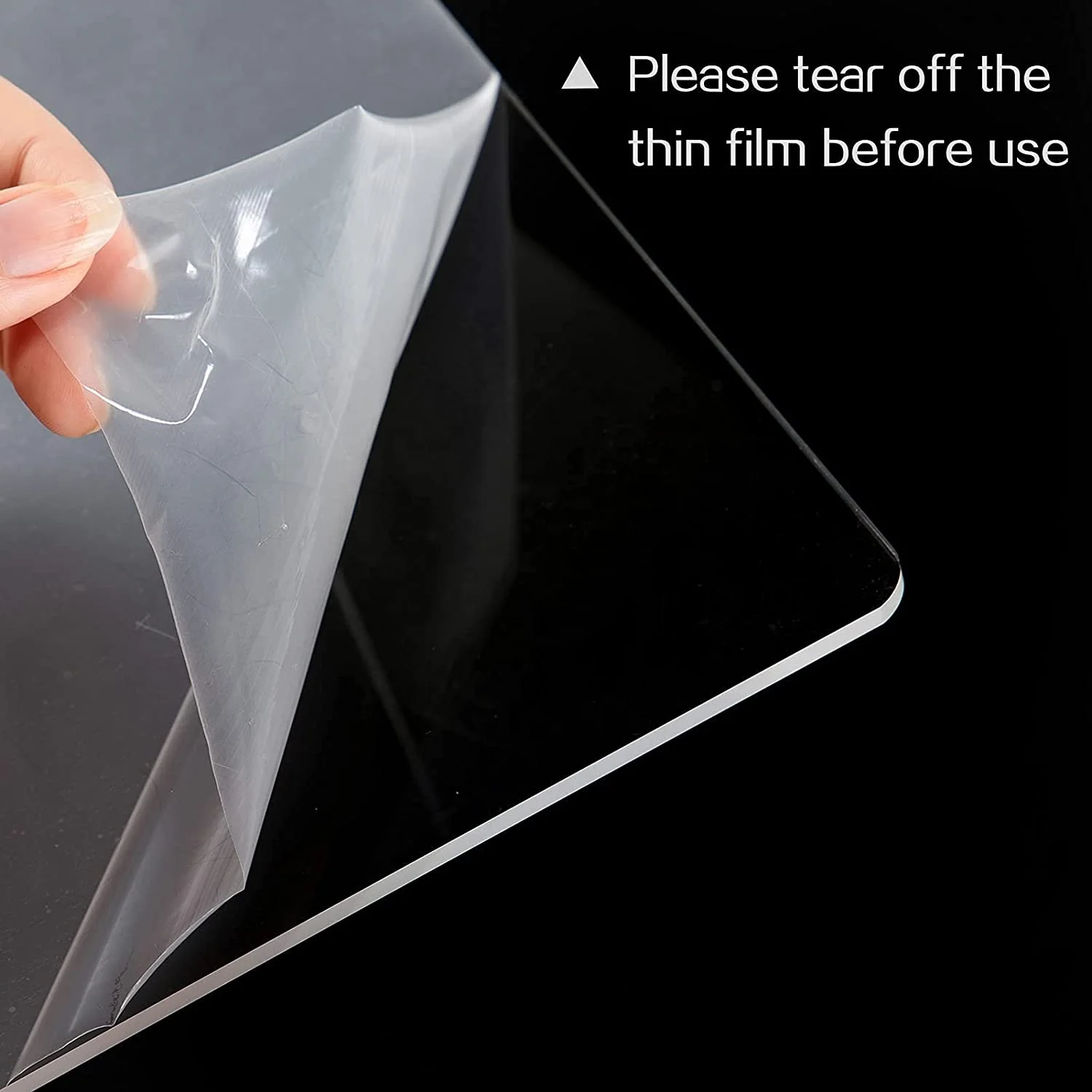 Message Writing Board LED Acrylic Dry Erase Board with Light Includes Colorful Markers Wonderful Gift for Holidays