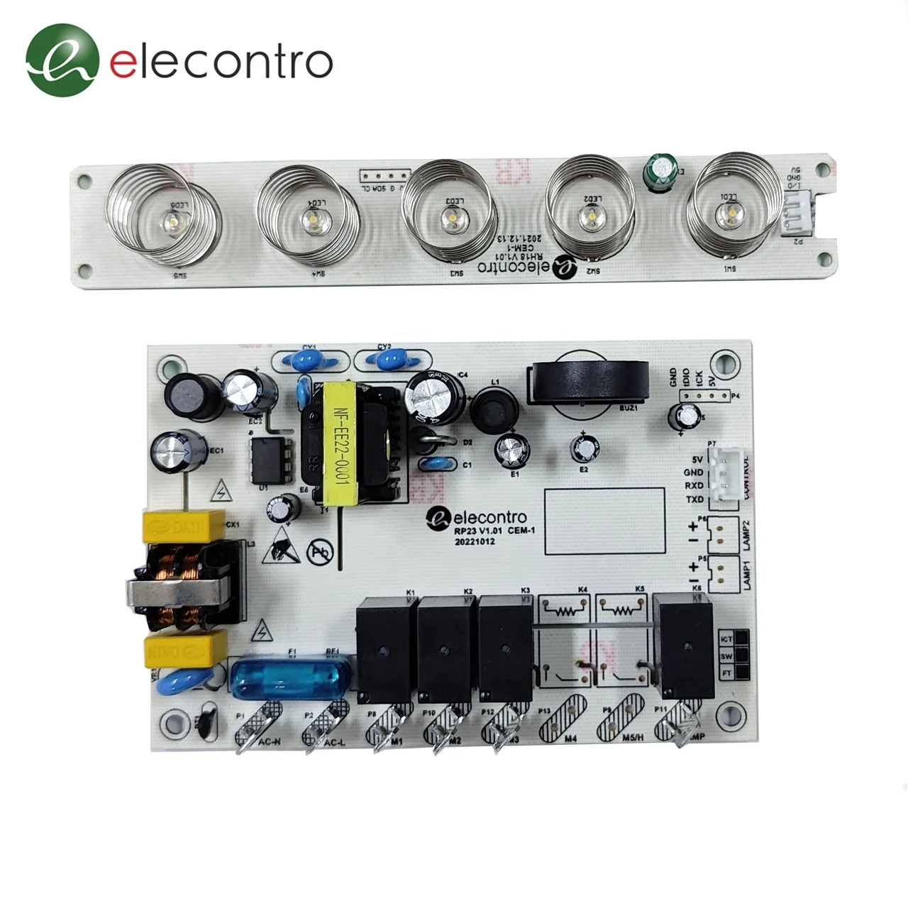 LED Touch 3-speed Cooker Hood Circuit Board Kitchen Chimney PCB Board