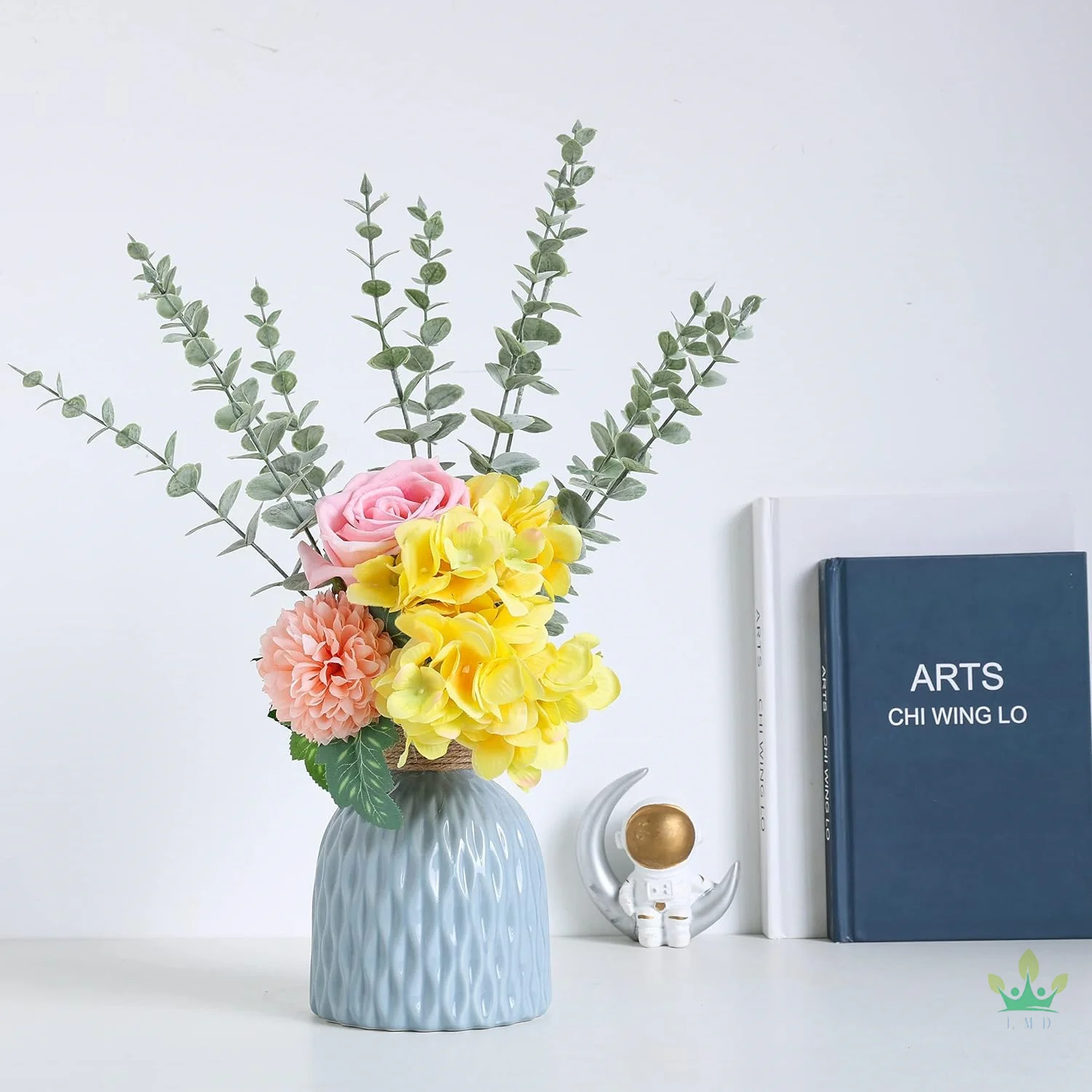 Eucalyptus Stems Artificial Eucalyptus Leaves Stems Artificial  Flowers   for Home Office Flowers Bouquet