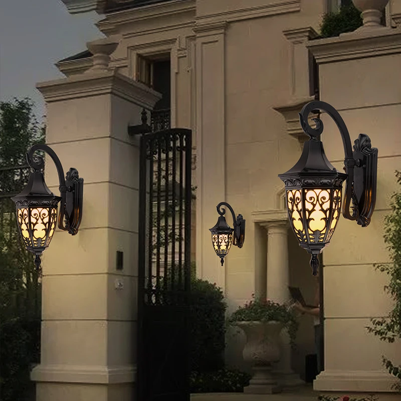 High Quality American Creative Retro Corridor Vintage Out Door Garden Wall Lights Wall