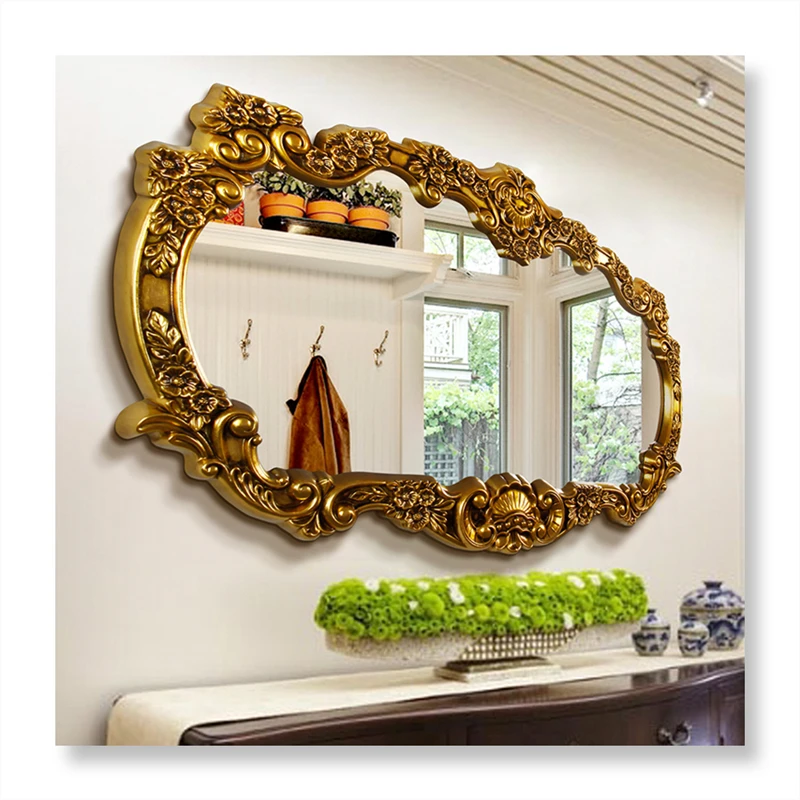 Home designer decoration wall mirror large size framed bathroom mirror