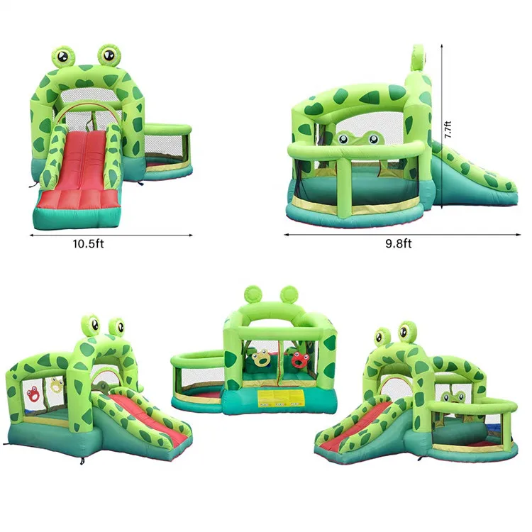 Cheap Blow Up Bouncing Giant Curve Water Slide Waterslide Jumping Inflatable Bounce House Pvc Air Castle For Party Kids