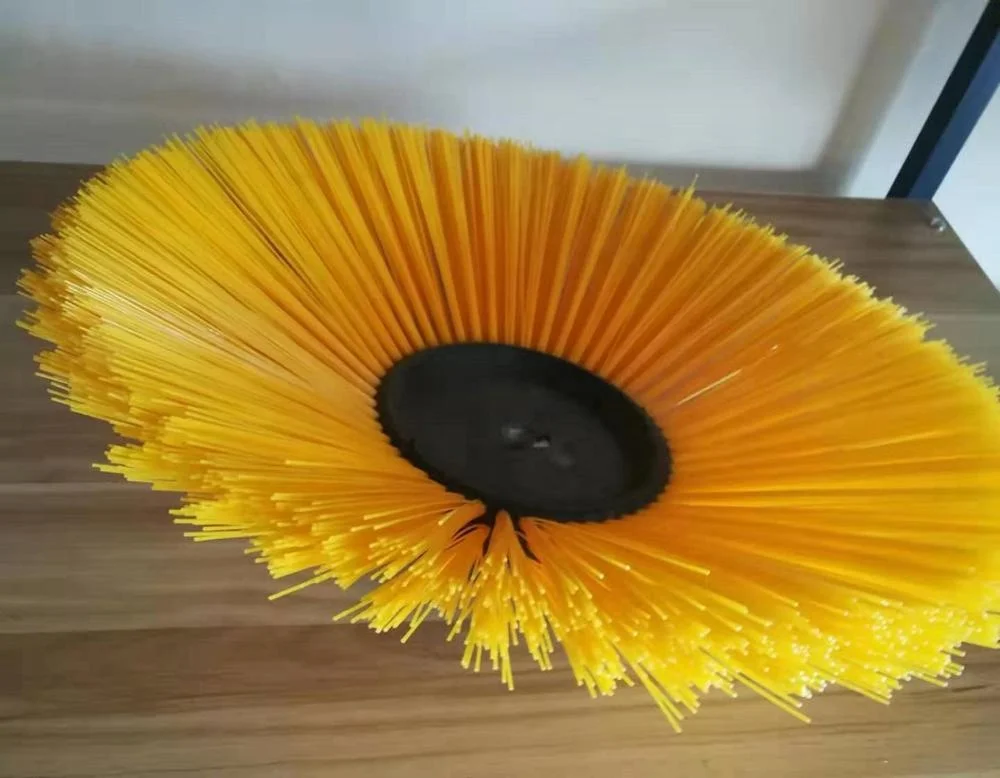 Powerful used on poly steel wire side broom gutter broom sweeper brush China