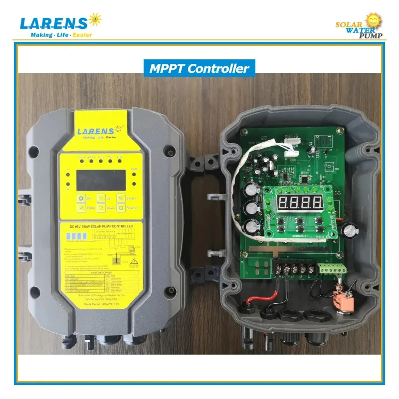 Bomba De Agua Solar 1Hp 50 Meter Head  New Farm Solar Deep Well Water Pump For Borehole