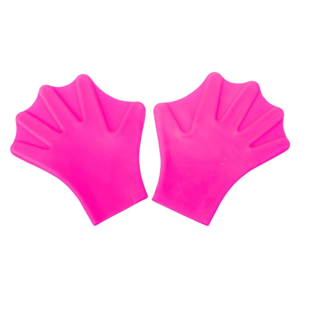 ZLF Manufacture Hot Sale Silicone swimming hand paddles adjustable Multicolor Customized RTS H001