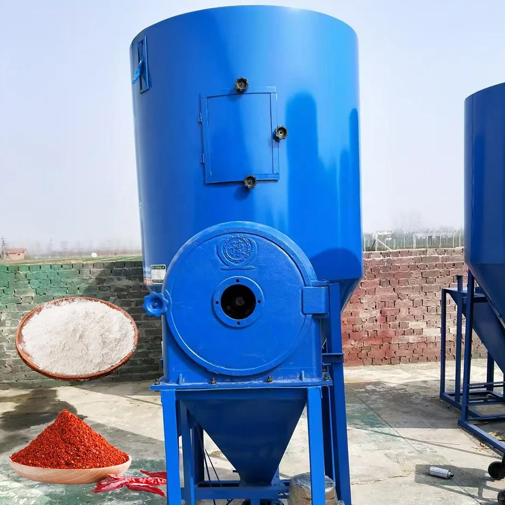 Easy Storage Poultry Feed Mixing Crush Pellet/Home Use Chicken Fertilizer Grind Miller/Quality Promised Mix Milling Integrated