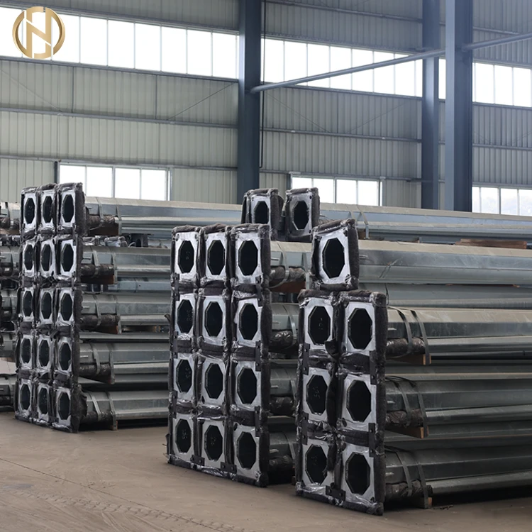 FUTAO Hot Dip Galvanized Street Light Pole Solar Street Light Pole With Integration Of Multiple Functions