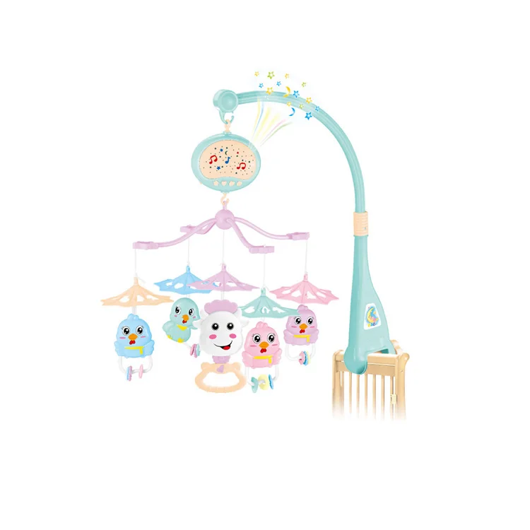 Низкая цена, высокое качество, детская кроватка, колокольчик, удобный звуковой вращающийся войлочный детский мобильный телефон с музыкой