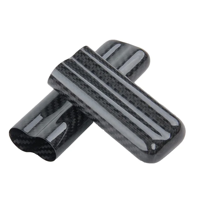 2 Finger 3 Finger Real Carbon Fiber Cigar Cases/Humidors
