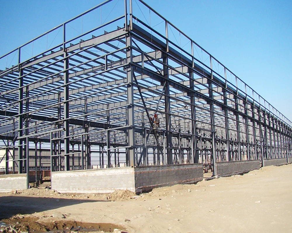 Pre-engineered Steel Structure Metal Building Construction Warehouse Hangar Storage Manufacturer Frame Workshop