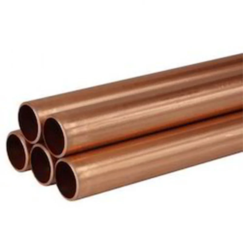 Straight lengths hard temper refrigeration copper tube ac copper pipe for air conditioners