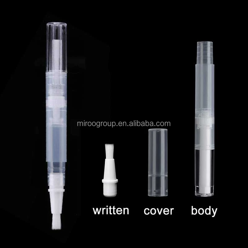 3ml 5ml Transparent Nail Oil Pen with Brush Empty Cuticle Oil Pen Cosmetic Container Pen for Lip Gloss Eyelash Growth Liquid