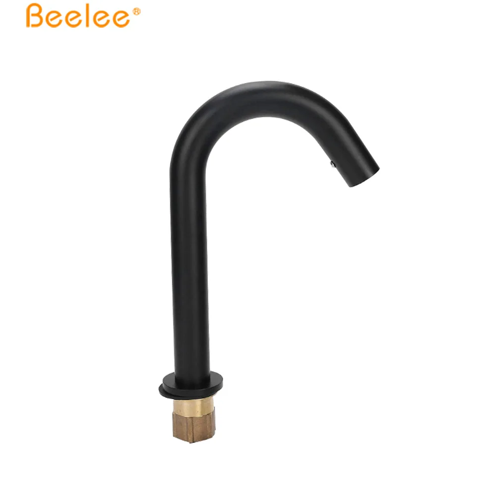 Beelee Black Basin Sensor Faucet Deck Mount Automatic Tap